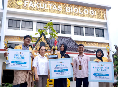 UNSOED Students won awards in three categories at the National Student LKTI Event