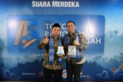 Rector and Vice Rector of Unsoed Honored as 75 Leading Figures in Central Java