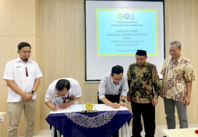 Fakultas Teknik UNSOED dan Fakultas Teknik Elektro Telkom University Sepakati Kerja Sama Strategis
