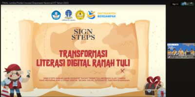 Karya inovatif bertajuk Game Sign Steps