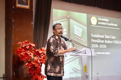 Sosialisasi Pemilihan Rektor Unsoed Periode 2026–2030 Digelar, Tekankan Proses yang Tertib dan Transparan