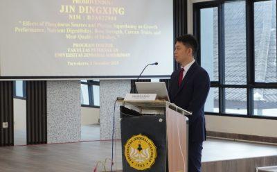 Riset Fosfor & Phytase: Jin Dingxing Lulus Doktor, Bukti Kolaborasi Sains Indonesia – Tiongkok
